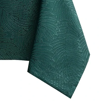 Imagen de AmeliaHome Mantel con Efecto Loto Resistente al Agua poliéster Verde Gaia 140x300 cm