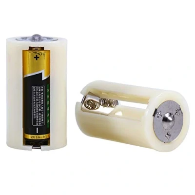 Imagen de (Paquete de 4) Soporte adaptador convertidor batería paralelo tamaño 3AA a D, AA D