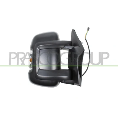 Imagen de Espejo retrovisor Prasco FT9307313 derecha negro eléctrico calefactable, brazo corto de espejo, no tintado FIAT: Ducato III Furgón