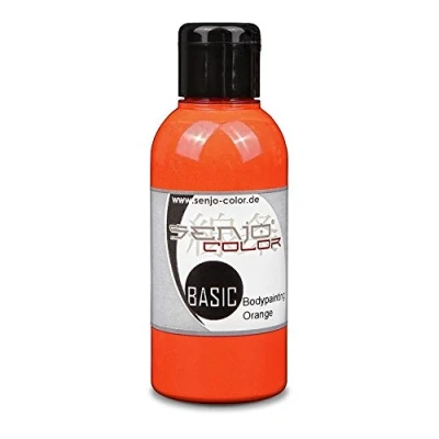 Imagen de Senjo color Basic Bodypainting I de cara y cuerpo cosméticos, dermatológicamente probado carnaval, disfraces 75 ml naranja