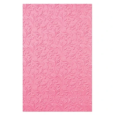 Imagen de Sizzix 3 D Textured Impressions Embossing Folder Scrolls, 665751, Papel, Pergaminos Florales, One Size