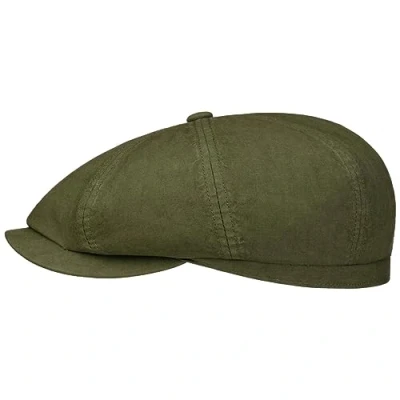 Imagen de Stetson Gorra Hatteras Classic Cotton Mujer/Hombre de algodón Verano con Visera Primavera/Verano M (56 57 cm) Verde Oliva