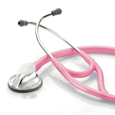Imagen de ADC Adscope 600 Estetoscopio multifrecuencia de platino Rosa metálico