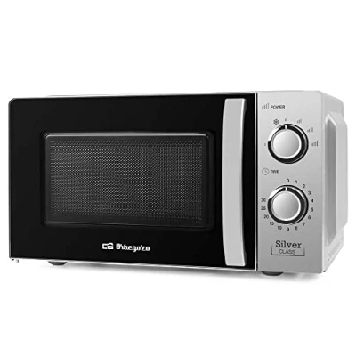 Imagen de HORNO MICROONDAS SIN GRILL ORBEGOZO MI2118 20 LITROS SILVER