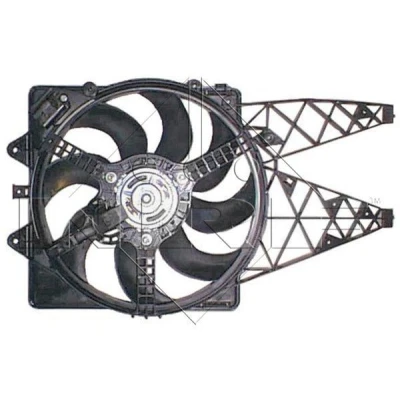 Imagen de NRF 47237 Ventilador de radiador 371 12 290 con bastidor (armazón) FIAT: Grande Punto Hatchback