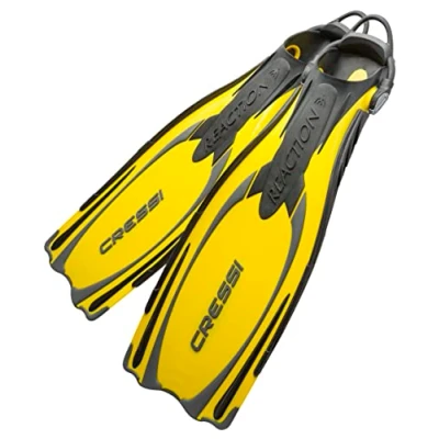 Imagen de Cressi Fersenbandflosse Reaction EBS Aletas, Unisex, Amarillo, XS S