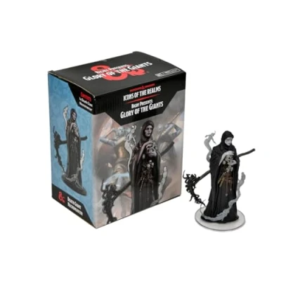 Imagen de WizKids D&amp;D Icons of The Realms: Bigby Presents Miniatura prepintada Gloria Giants Muerte Giant Necromancer Boxed Miniatu