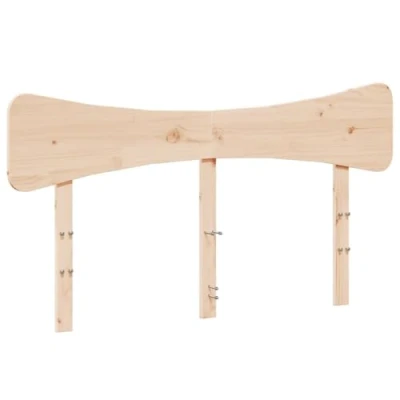 Imagen de vidaXL Cabecero, Cabecera para Estructura Marco de Cama, Cabezal Somier, Mueble Dormitorio Hogar, Madera Maciza Pino 150 cm