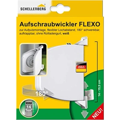 Imagen de Schellenberg persiana Flexo plegable Mini, Blanco, 50153