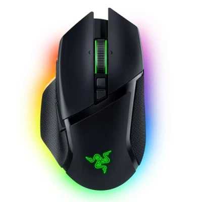Imagen de Ratón gaming Razer Basilik V3 Pro, Inalámbrico, 30000 ppp, 11 controles programables, Negro