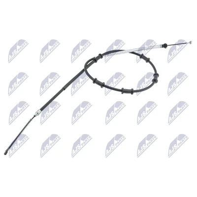 Imagen de NTY HLR FT 009 Cable de Freno Mano Atrás izquierda, derecha 1832, 1550 Tambor