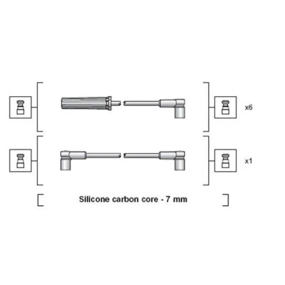 Imagen de MAGNETI MARELLI 941318111136 Juego de Cables Encendido