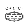 Imagen de Sensor, presión colector de admisión NGK 93902