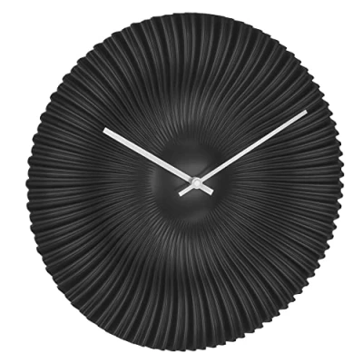 Imagen de TFA Dostmann Rokoko 60.3520.01 Reloj analógico de Pared (33 cm, Mando a Distancia), Color Negro Mate
