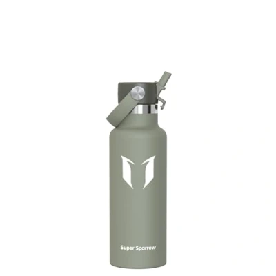 Imagen de Super Sparrow Botella Agua Acero Inoxidable Botellas Termica 500ml Sin BPA Termo Cantimplora con Pajita Vacío, para Deporte, Viaje, Escuela, Exterior, Oficina, Gimnasio