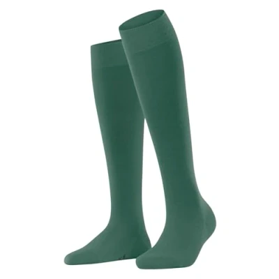 Imagen de FALKE Softmerino W KH lana algodón largo unicolor 1 par, Calcetines largos Mujer, Verde (Caiman 7998), 39 40