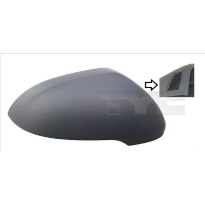 Imagen de TYC 337 0277 2 Cubierta, retrovisor exterior derecha imprimado VOLKSWAGEN: Passat B8 Variant, Alltrack, Arteon