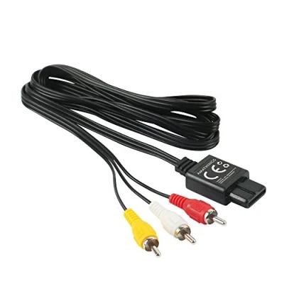 Imagen de Cable AV con/sin adaptador Scart adaptable a Gamecube/N64/SNES, de Amathings