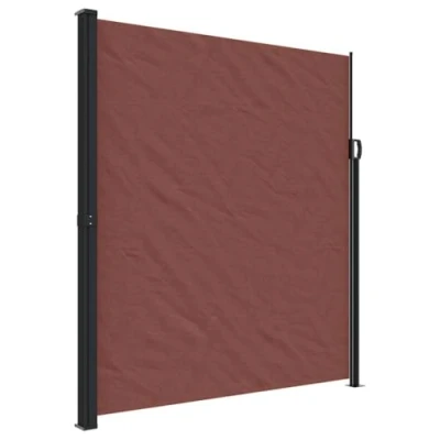 Imagen de vidaXL Toldo Lateral Retráctil, Pantalla de Privacidad, Resistente al Agua Rayos UV, para Jardín Patio Balcón, Marrón