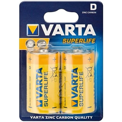 Imagen de Varta Superlife Pilas, 1.5 volts, 2 unidades