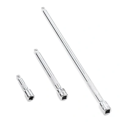Imagen de DAKCOS 1/4&quot;&quot; Juego de 3 extensiones basculante Alargadores Llave Vaso con Cabezal Giratorio, Cr V