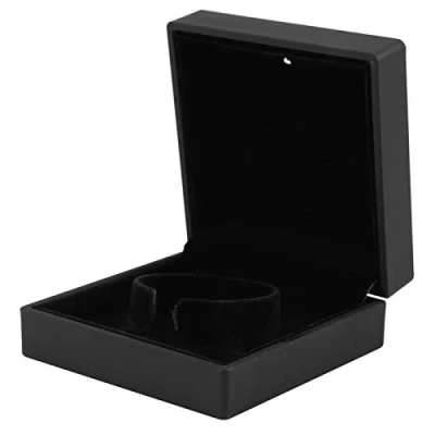 Imagen de Bewinner Joyero Anillo/colgante/pulsera/collar con luz LED Estuche de exhibición joyería Caja almacenamiento Bandejas para anillos, aretes, collares Regalo(#3)