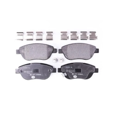 Imagen de HELLA 8DB 355 013 371 Juego de pastillas freno con avisador acústico desgaste tornillos pinza accesorios OPEL: Corsa D Hatchback