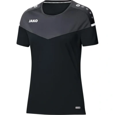 Imagen de JAKO Camiseta para Mujer Champ 2.0, Mujer, Camiseta, 6120, Negro/Antracita., 44
