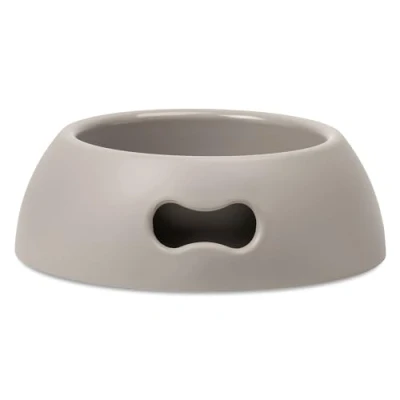 Imagen de United Pets Pappy Comedero para Perros Grandes, Eco Friendly,Made in Italy, Gris, L, 2200 ml