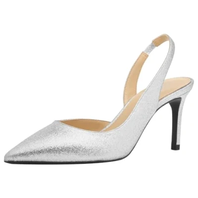 Imagen de Michael Kors Alina, Heeled Shoes Mujer, Silver, 40.5 EU