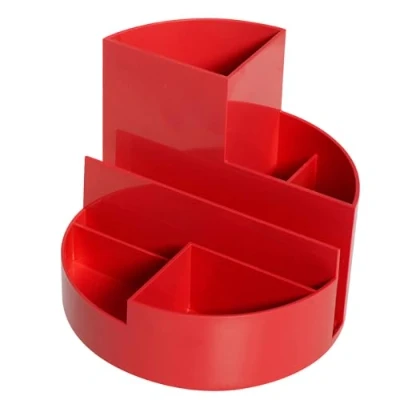 Imagen de Maul rundbox portabolígrafos, 6 compartimentos Resistente a los golpes ABS, color rojo
