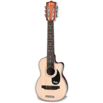 Imagen de Bontempi Folk Guitar with 6 Metal Strings, Multicolor, 70 cm (20 7010)