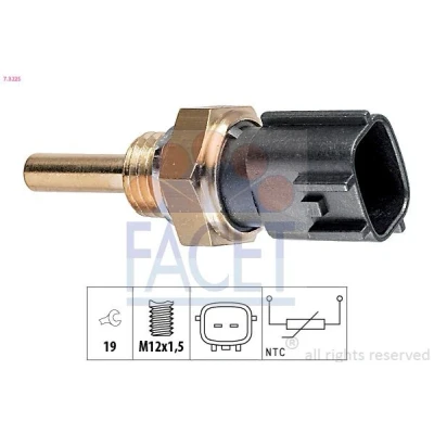Imagen de FACET 7.3225 Sensor de Temperatura Aceite M12x1,5 Made in Italy OE Equivalent NISSAN: MICRA 3, Almera II Hatchback, 2