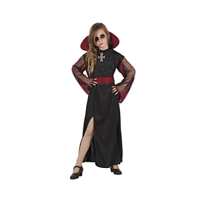 Imagen de Disfraz Vampiro Niña C/ Cuello Rojo, Talla 1