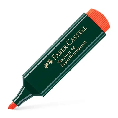 Imagen de Faber Castell 48 21 Subrayador (1 unidad), color naranja