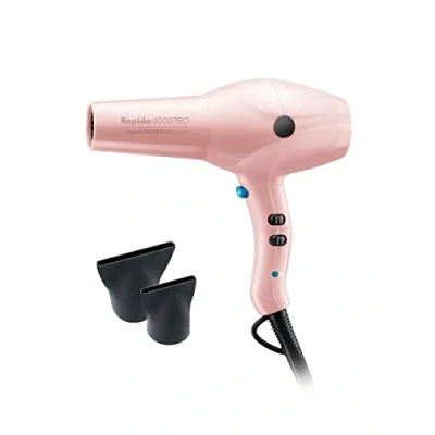 Imagen de Diva Pro Styling Rapida 4000 Cabello Secadora Profesional Con Acondicionamiento Iónico, 2200 W, Blush 750 g