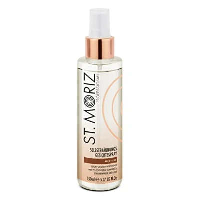 Imagen de St. Moriz Spray facial profesional autobronceador 150 ml, Vegano, para todos los tonos