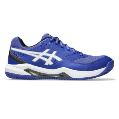 Imagen de Asics GEL Dedicate 8 CLAY Zapatillas de tenis para tierra batida, Hombre, Talla: 40.5, Dark cobalt/white Piel imitación/tela