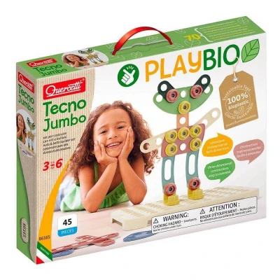 Imagen de Construcción tecno jumbo Play Bio100%BIOPLASTIC Quercetti