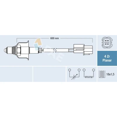 Imagen de Sonda lambda FAE 77696