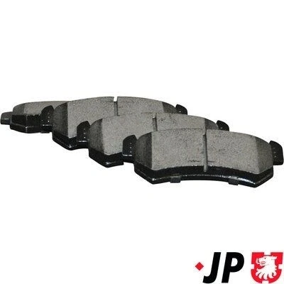 Imagen de JP GROUP 3263700310 Juego de pastillas freno Eje trasero excl. contacto avisador desgaste CHEVROLET: Lacetti Hatchback, Nubira Berlina