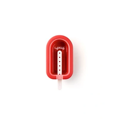 Imagen de Lékué Molde Polo Mini apilable Rojo, Silicona Platino, 1 Unidad