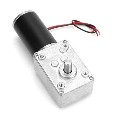 Imagen de 24V Motor de engranaje helicoidal Velocidad alta torsión Reducir eléctrico caja engranajes reversible Eje 8 mm(30 rpm)
