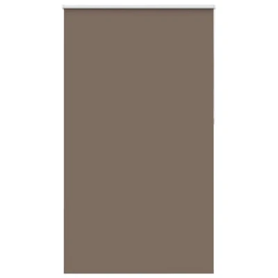 Imagen de vidaXL Estor Enrollable Opaco Color Café 135x210cm Tela Ancho 131,6cm, día y Noche, de Cocina, Enrollable,