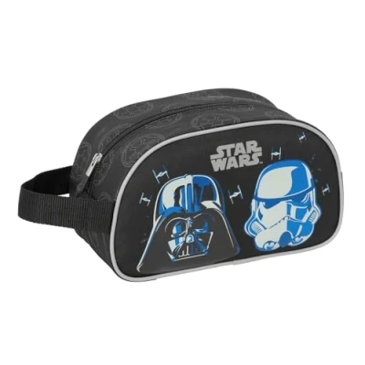 Imagen de Star Wars Rebellion Neceser Escolar Infantil Mediano con Asa, Infantil, Adaptable a Carro, Fácil Limpieza, Cómodo y Versátil, Calidad Resistencia, 26x12x15 cm
