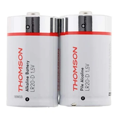 Imagen de Thomson Pack 2 Pilas alcalinas LR20 D 1,5 V