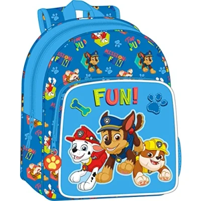 Imagen de Mochila Safta Escolar Infantil Animada de Paw Patrol Friendship, 260x110x340 mm