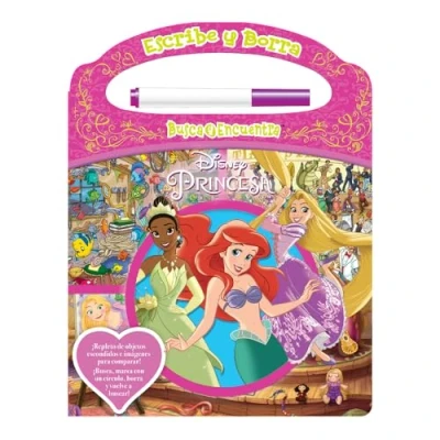 Imagen de ESCRIBE Y BORRA DISNEY PRINCESAS (WELF)