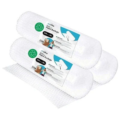 Imagen de Rollo Plástico de Burbujas, Burbujas Reciclado para Embalar, Mudanzas, Embalajes y Cajas, Embalaje · m office (100cmx10m, 3 unds)