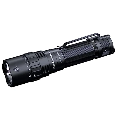 Imagen de FENIX PD40R v3.0, linterna LED ultrabrillante recargable de largo alcance 3000 lúmenes 500 m 89 horas máximo Interruptor giratorio mecánico Batería gran capacidad 21700 5000 mAh